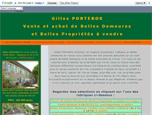 Tablet Screenshot of gilles-portebos.com